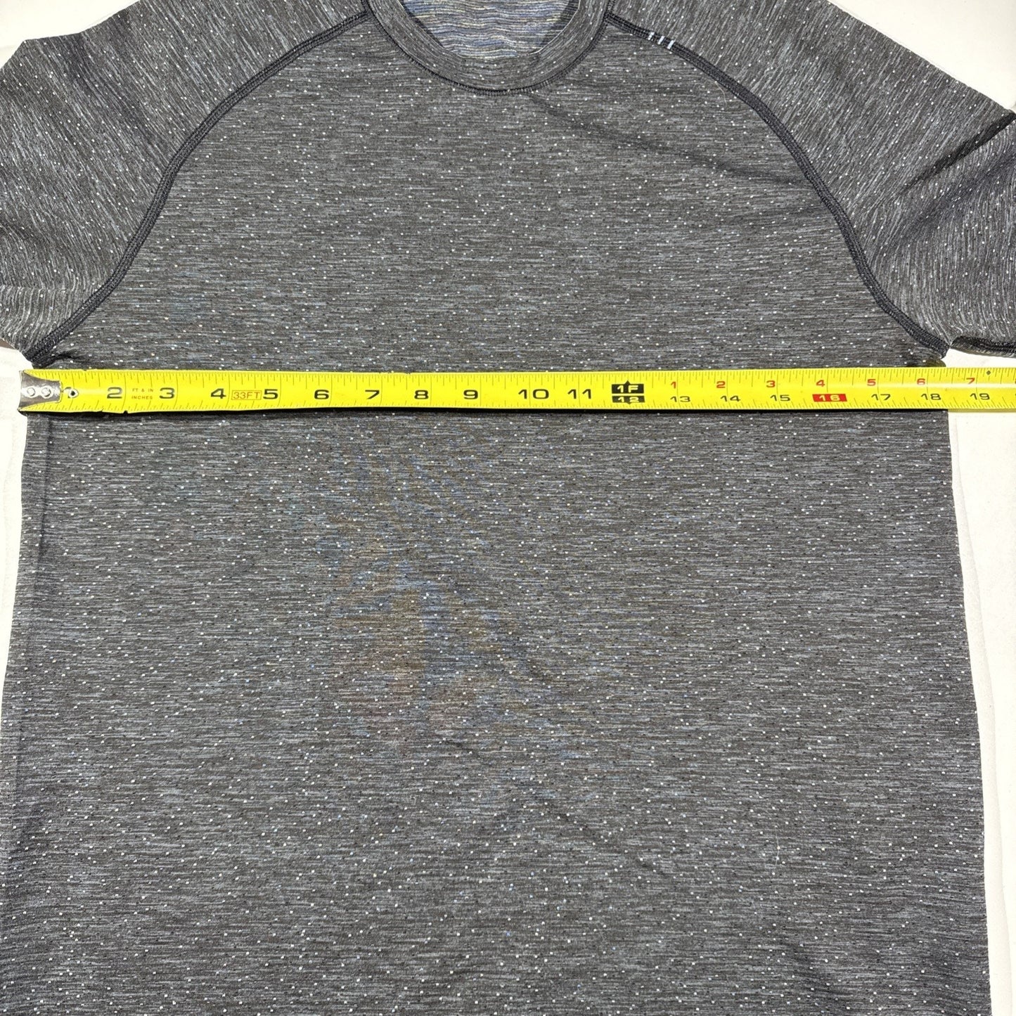 Lululemon Metal Vent Tech Short Sleeve Shirt Gray Reflective Speckle Size S