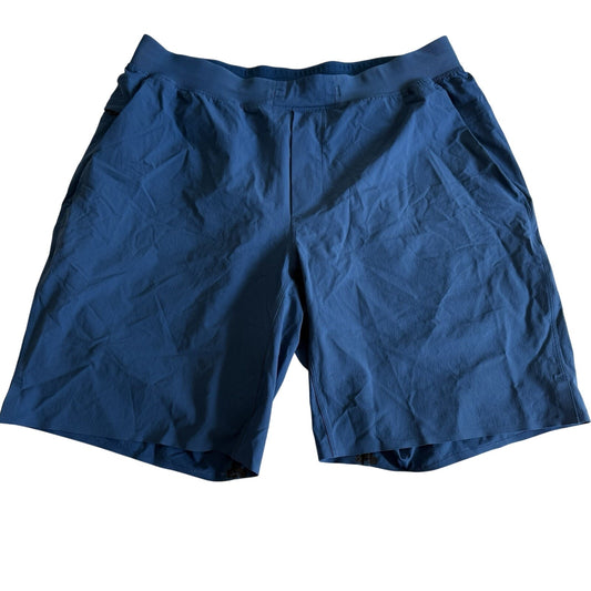 Lululemon Shorts Mens Extra Large Blue Pace Breaker Liner Athletic Running Gym