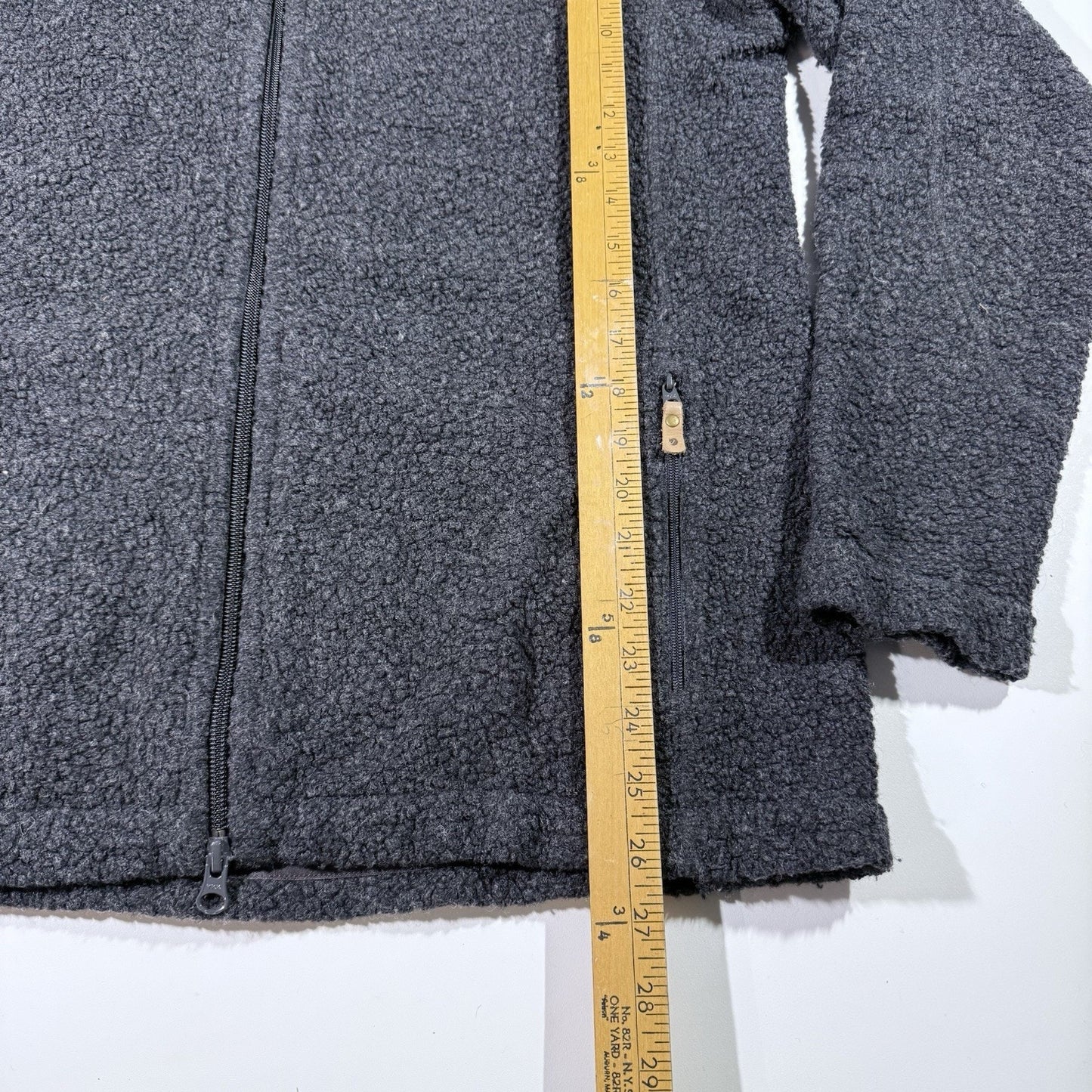 Fjallraven Kaitum Fleece Jacket Women’s Large Green Full Zip Hooded Wool Blend