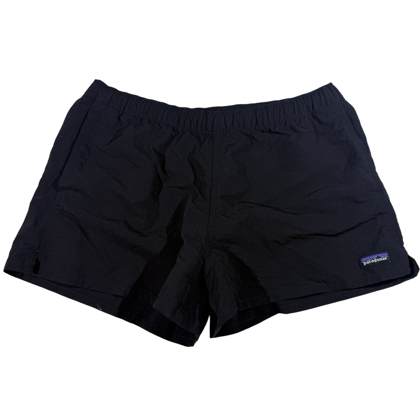 Patagonia Womens Short Baggies Shorts 2” Inseam Lightweight Black Large