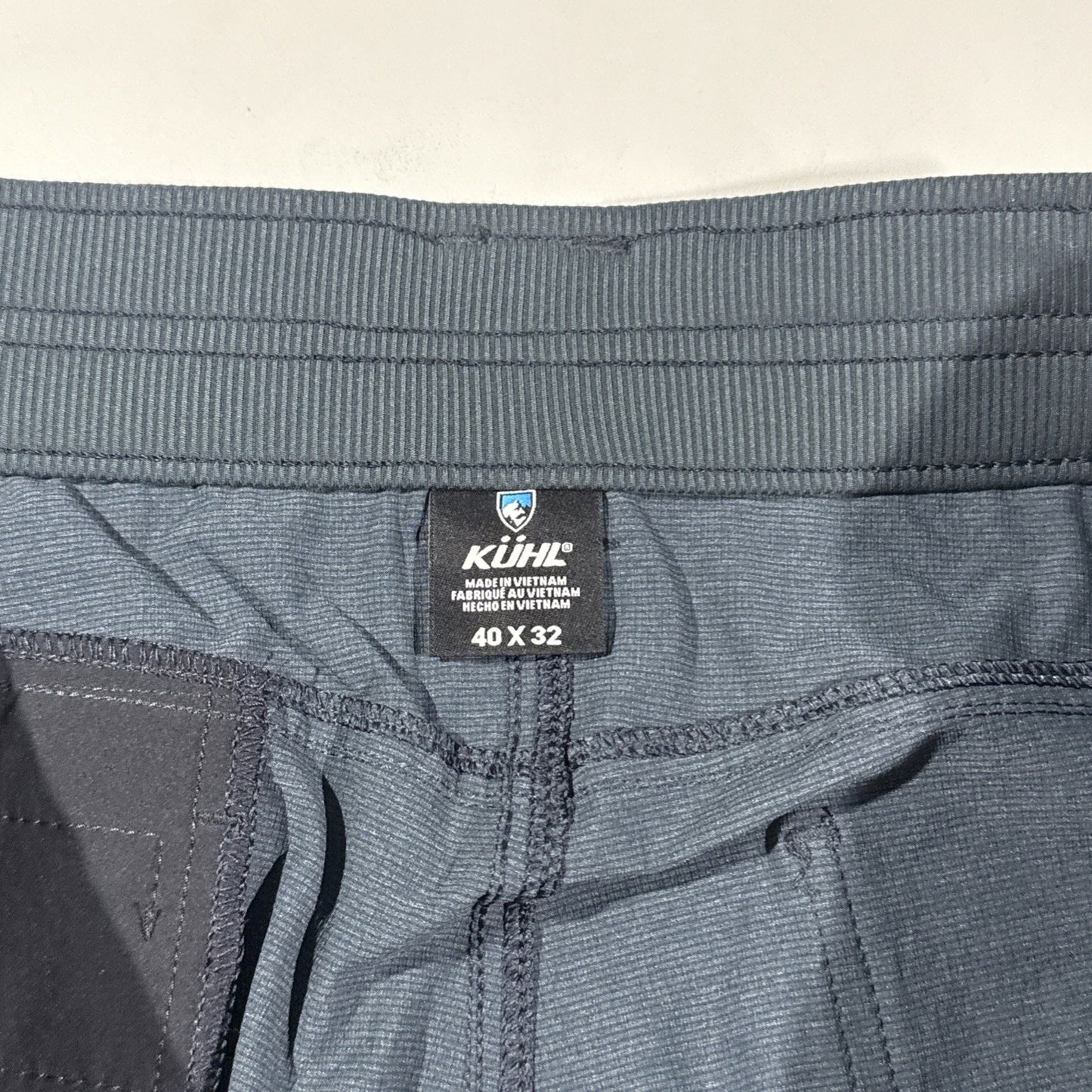 Kuhl Mens Deceptr Tech Pants 40x32 Navy Blue Outdoor Hiking Casual Ripstop￼