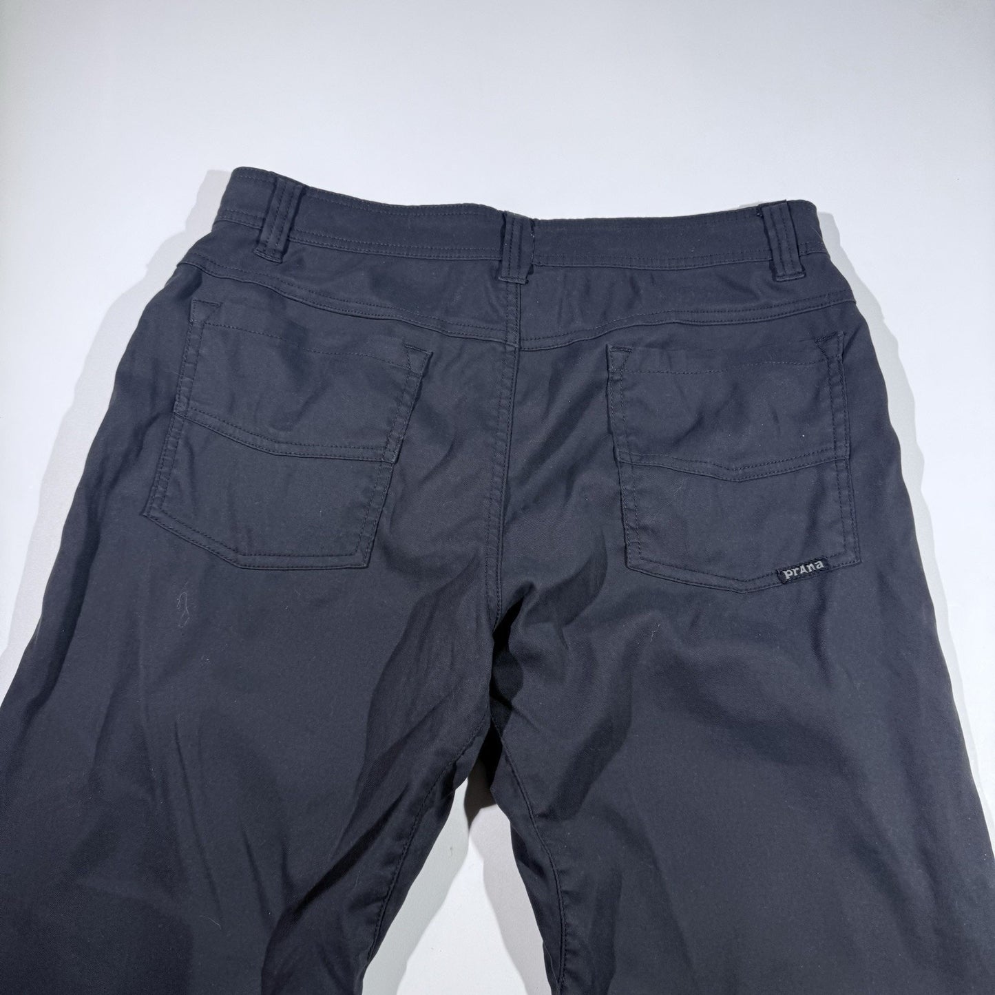 prAna Pants Mens 30x32 Black Gray Slim Fit Nylon Outdoor Hiking Travel Climbing