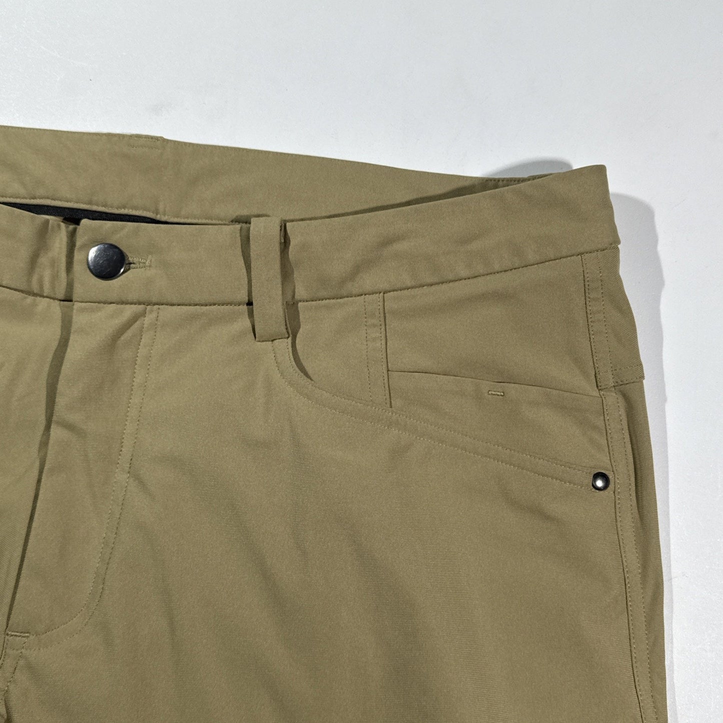 Lululemon Pants Mens 36x31 Tan Khaki 5 Pocket Stretch Casual Golf Hiking ABC