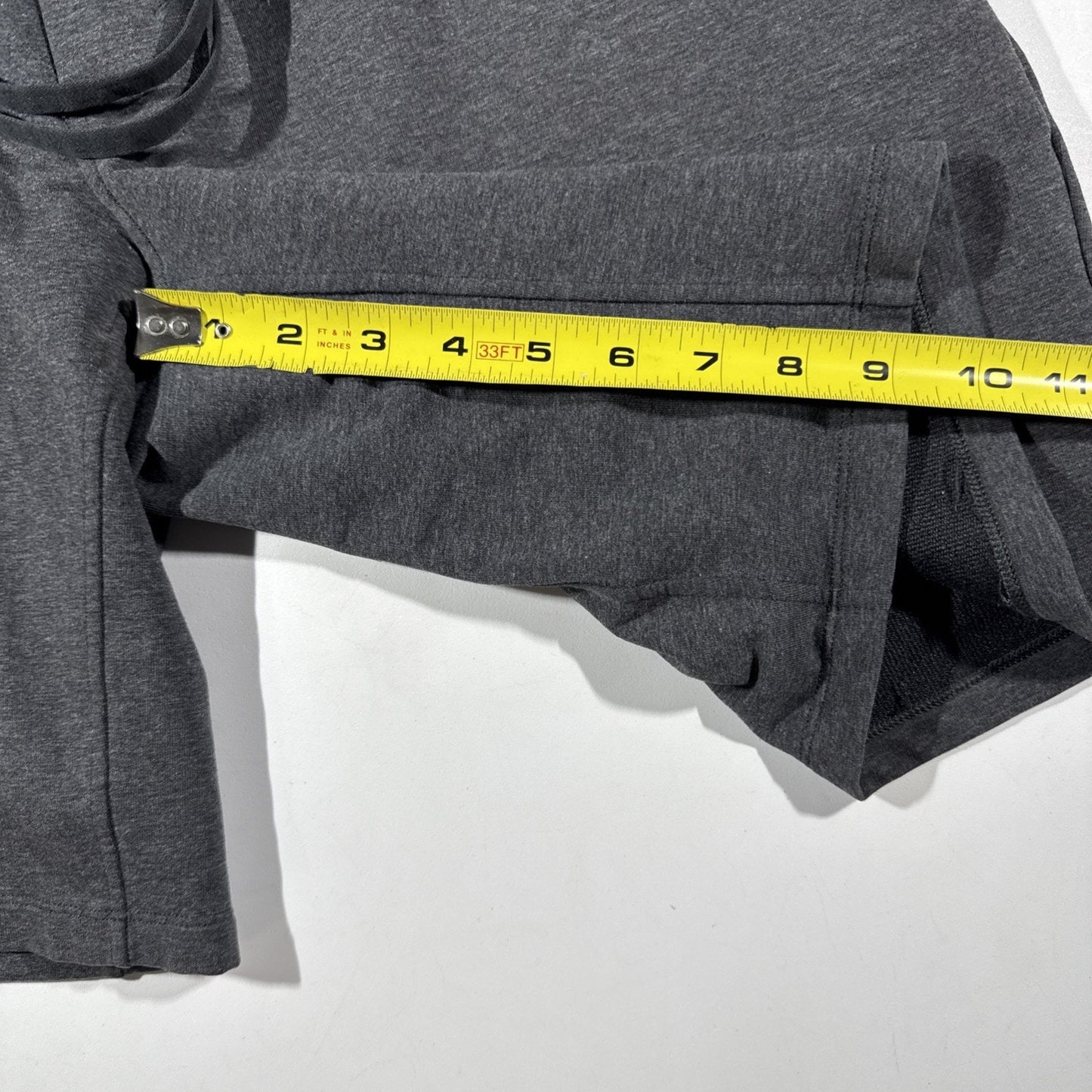 Lululemon City Sweat Shorts Men L Gray 9" French Terry LM7AB5S