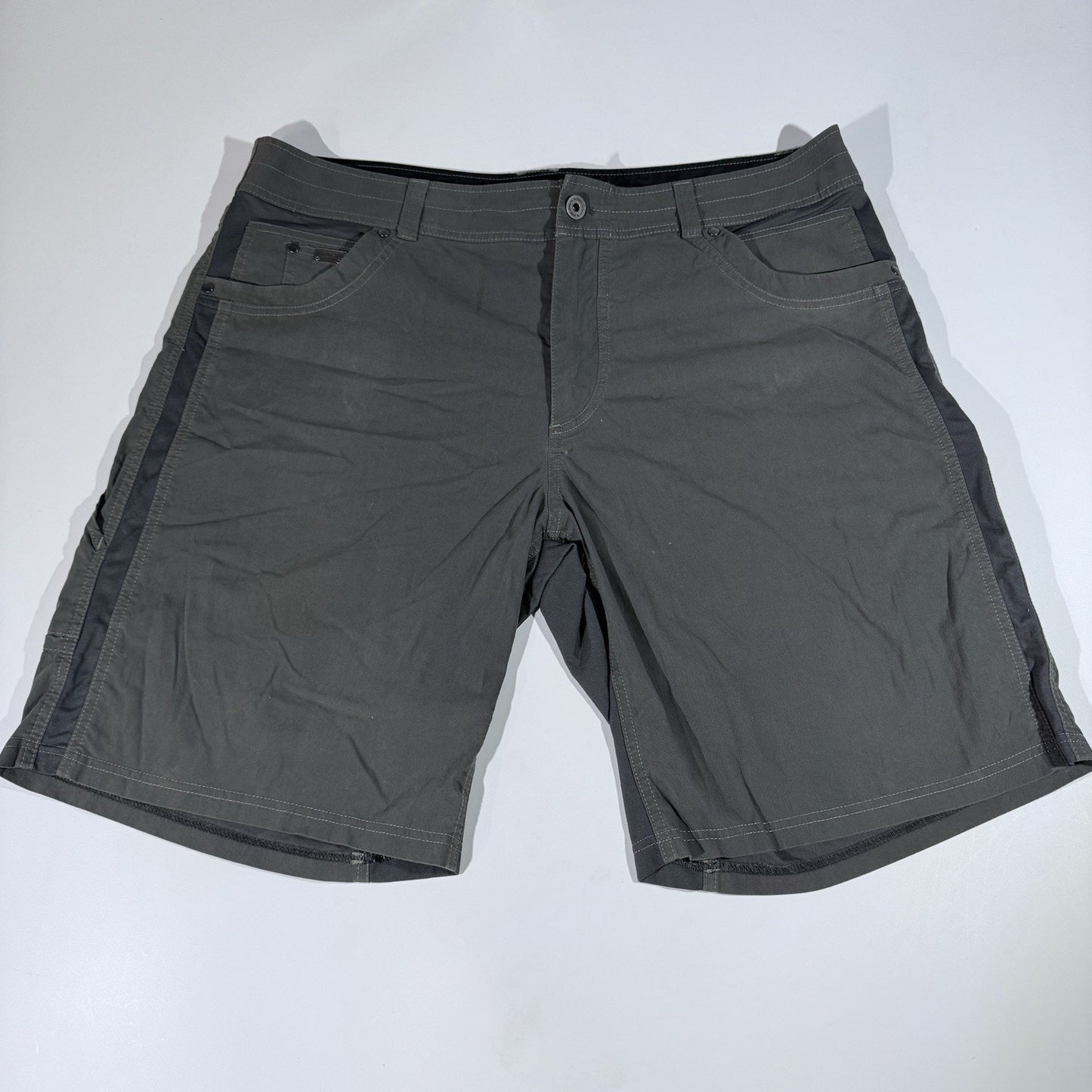KUHL Men’s Radikl Shorts Lot 2 Pair Size 40 Khaki & Dark Gray Hiking Outdoor