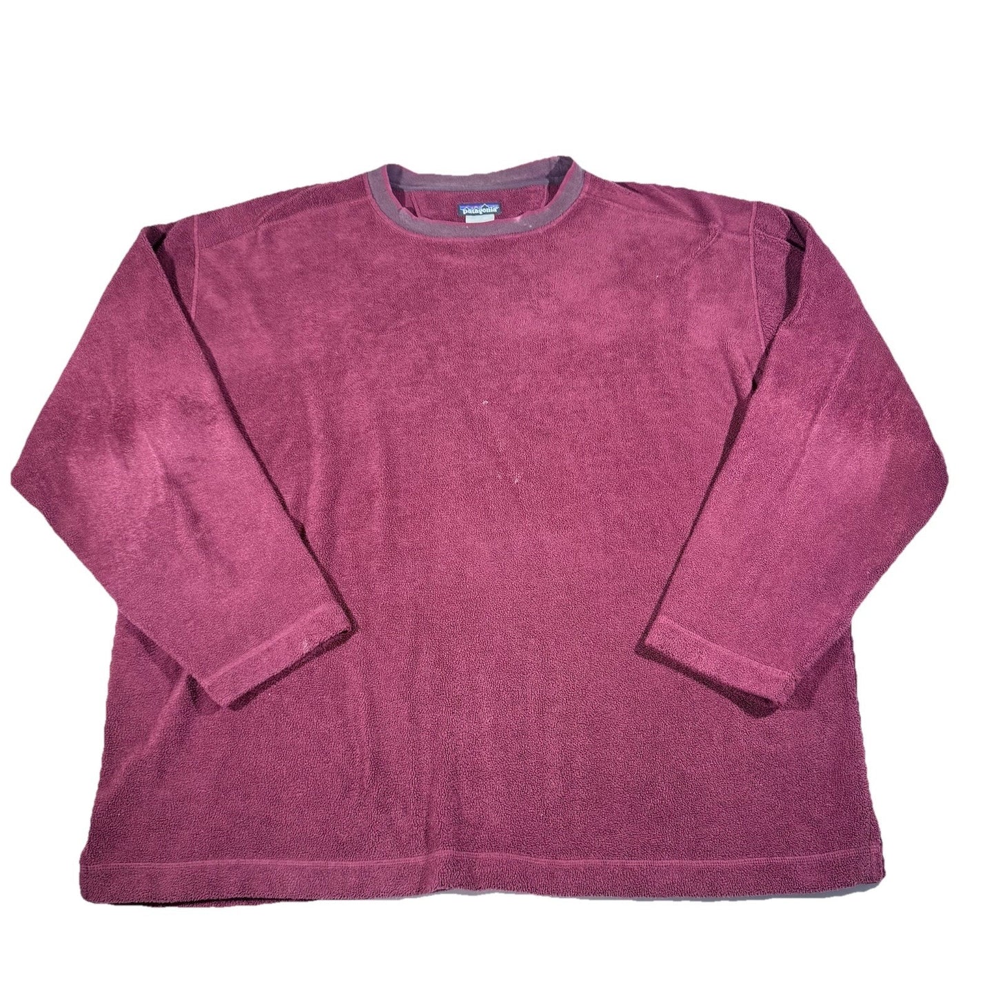 Vintage Patagonia Rhythm Fleece Sweatshirt Mens 2XL Red Pullover Outdoors 90s