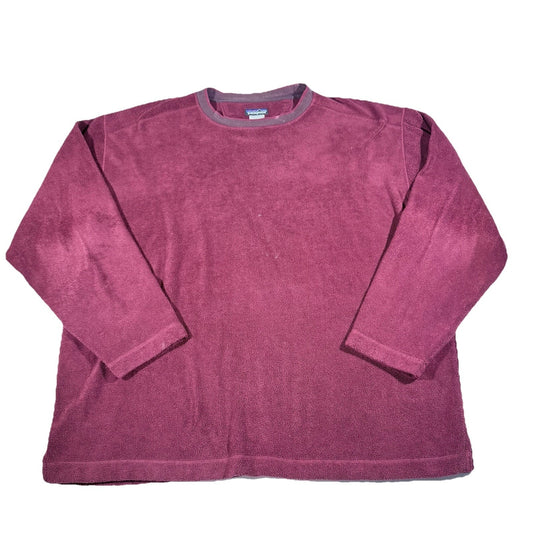 Vintage Patagonia Rhythm Fleece Sweatshirt Mens 2XL Red Pullover Outdoors 90s