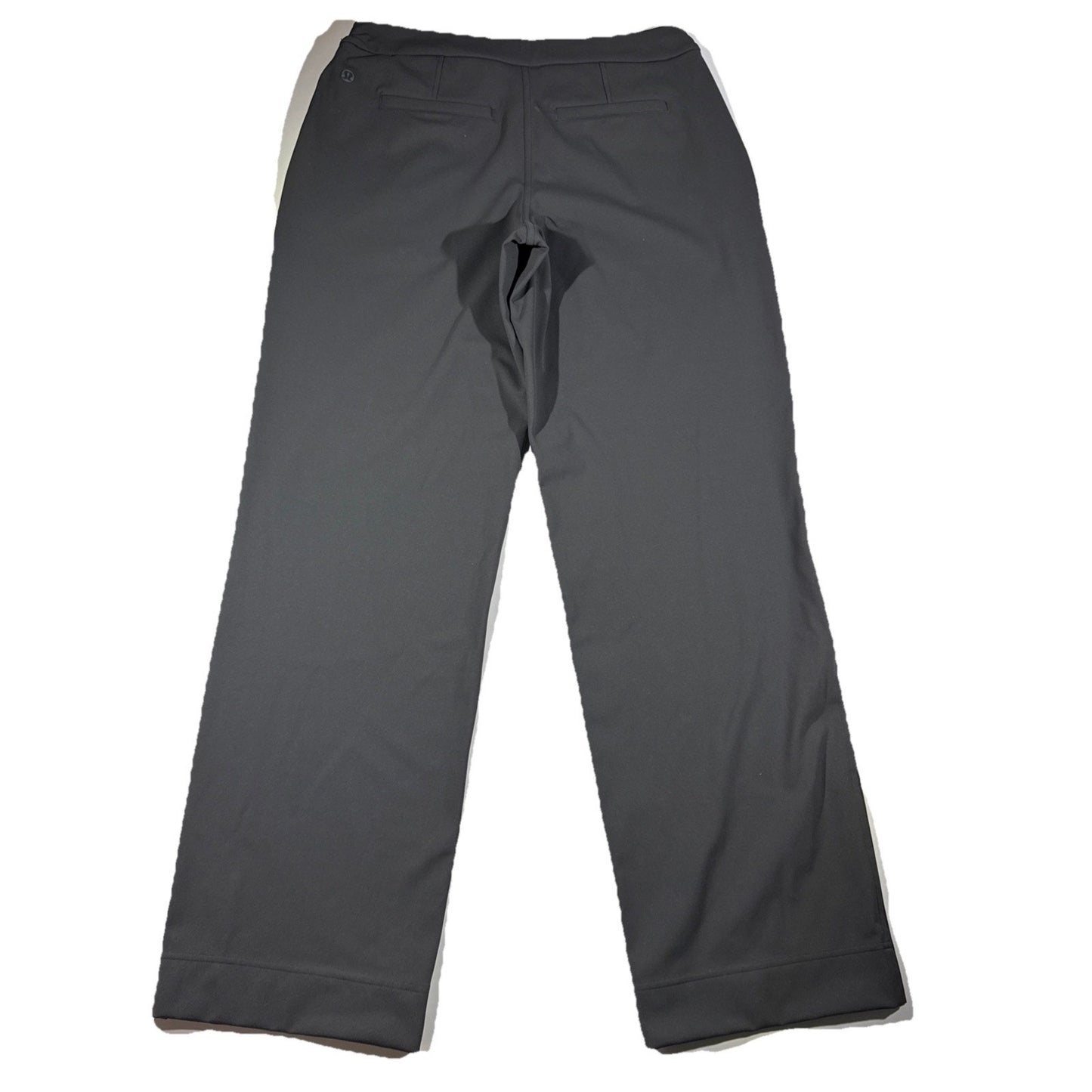 Lululemon Straight Leg Mid Rise Pant Luxtreme Gray Size Medium LW5FWWS