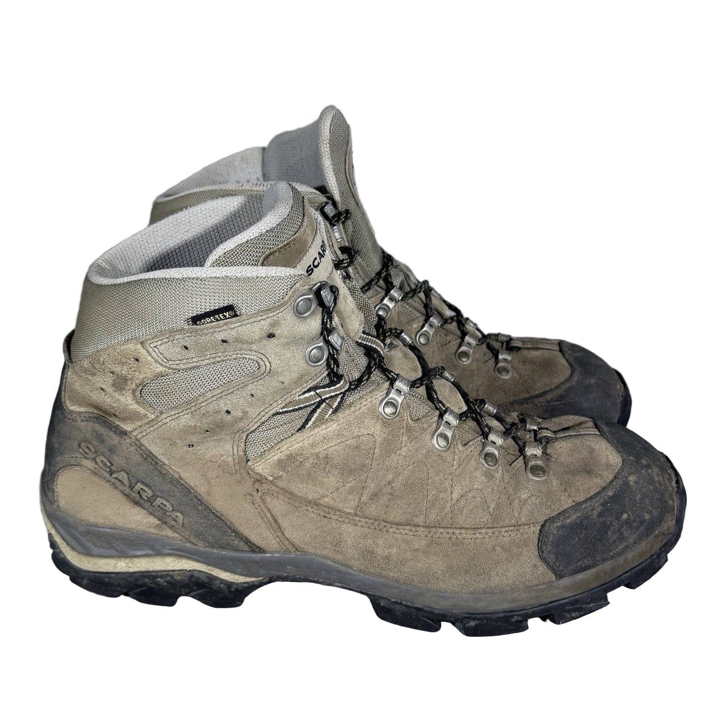 Scarpa Kailash GTX Men’s 12.5 Hiking Boots Gore-Tex Vibram Waterproof Brown