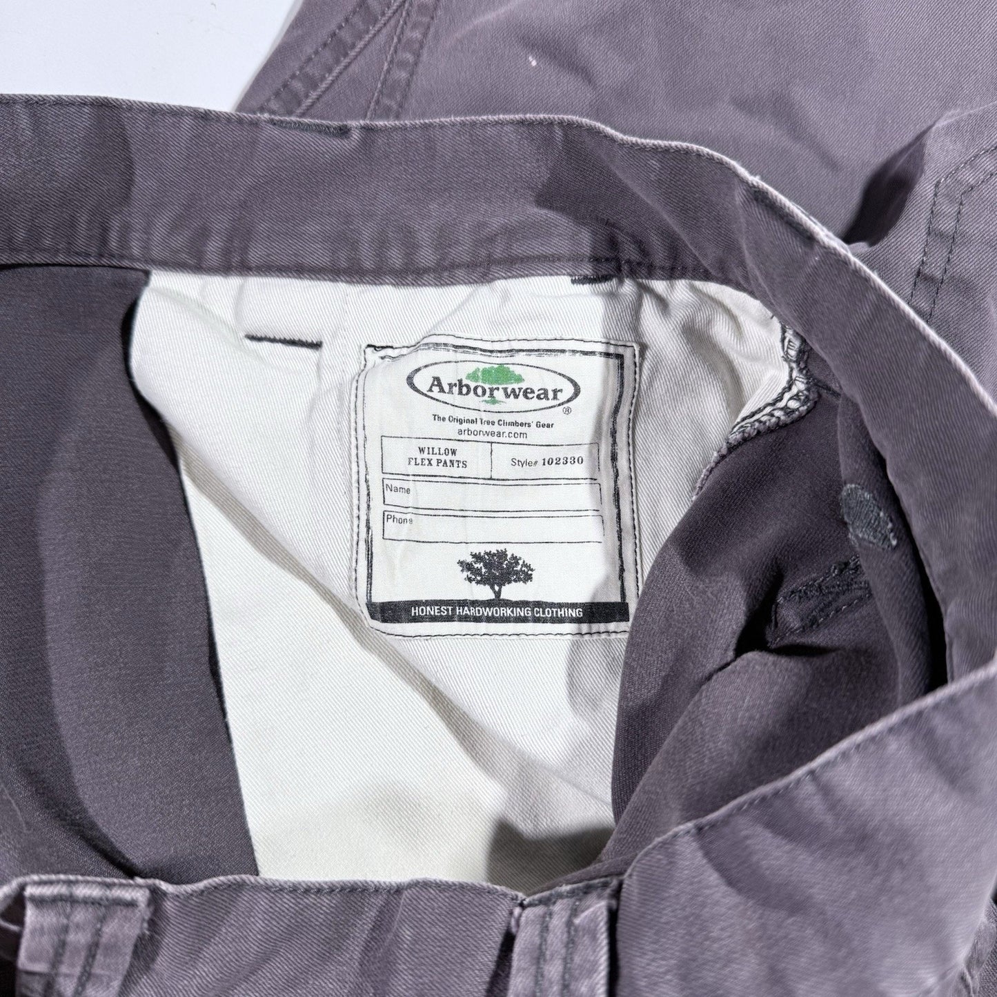 Arborwear Pants Men 36x30 Blue Ground Flex Utility Pocket Workwear Tree Climber