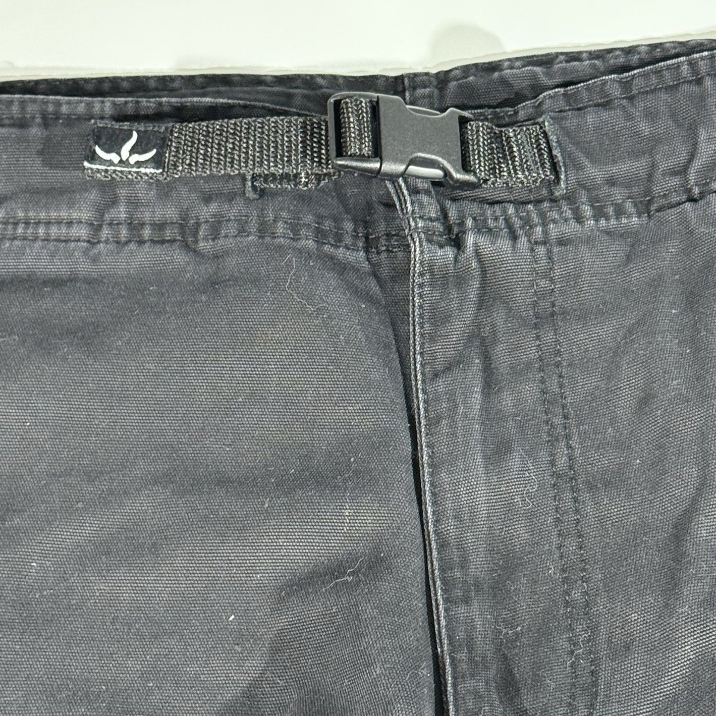 Vintage prAna Men's Black Canvas Pants Cotton Hiking Made in USA Size XL