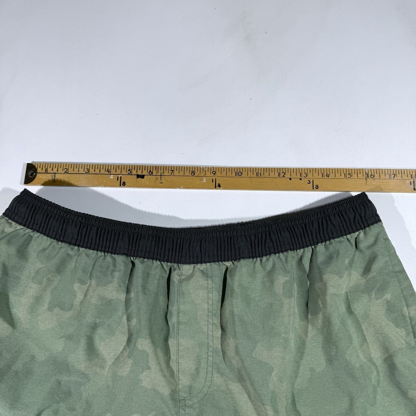 Chubbies Shorts Green Tiger Camo 7" Inseam Drawstring Hybrid Stretch Men’s XL