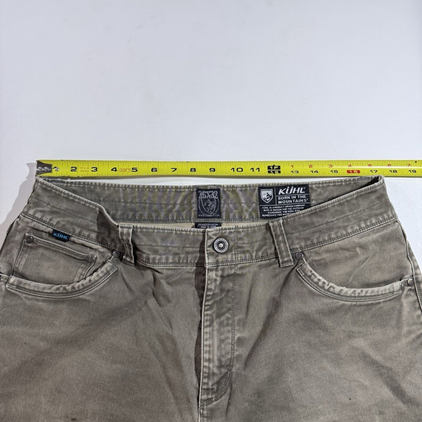 Kuhl Rydr Pants Vintage Patina Dye Men’s 36x32 Ryder Outdoors Brown