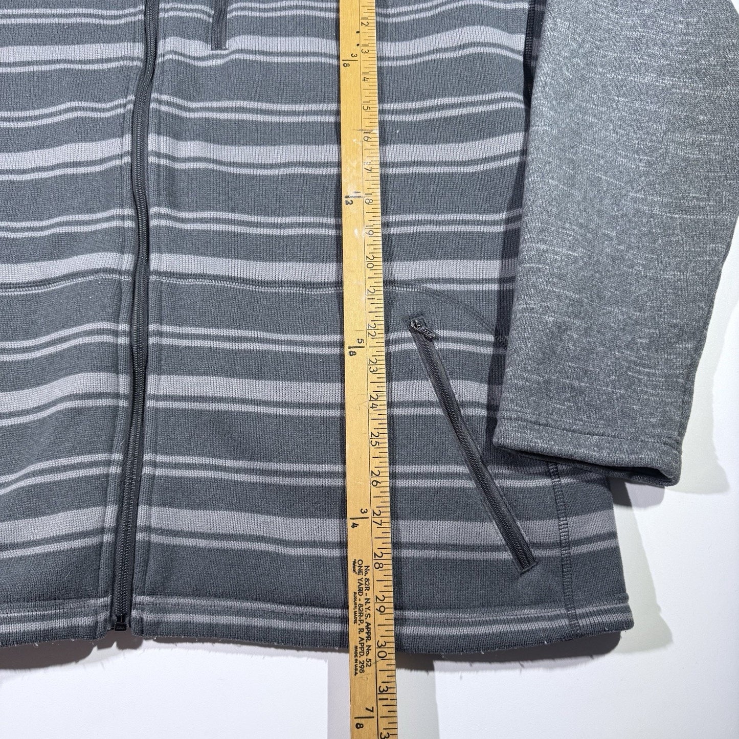 Patagonia Men's Better Sweater Fleece Full Zip Hoody Striped Jacket 2XL