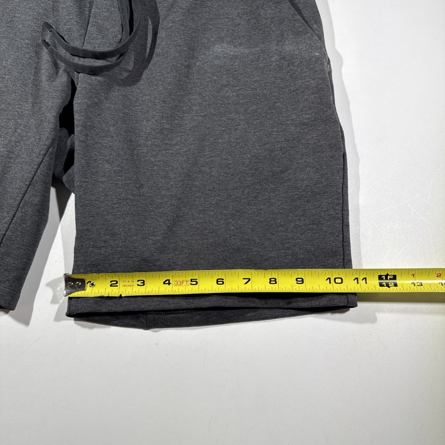 Lululemon City Sweat Shorts Men L Gray 9" French Terry LM7AB5S