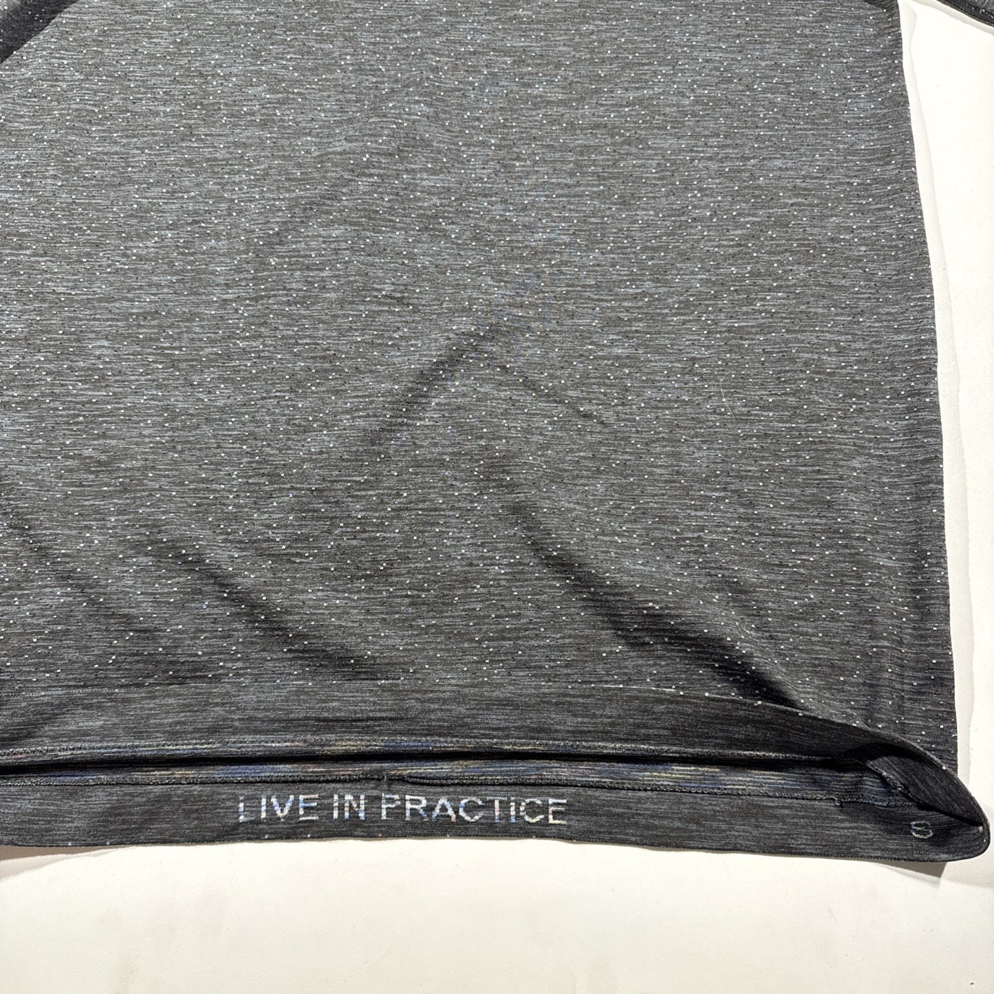 Lululemon Metal Vent Tech Short Sleeve Shirt Gray Reflective Speckle Size S
