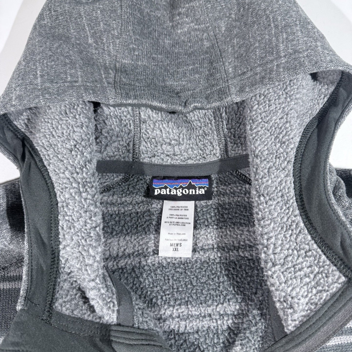 Patagonia Men's Better Sweater Fleece Full Zip Hoody Striped Jacket 2XL