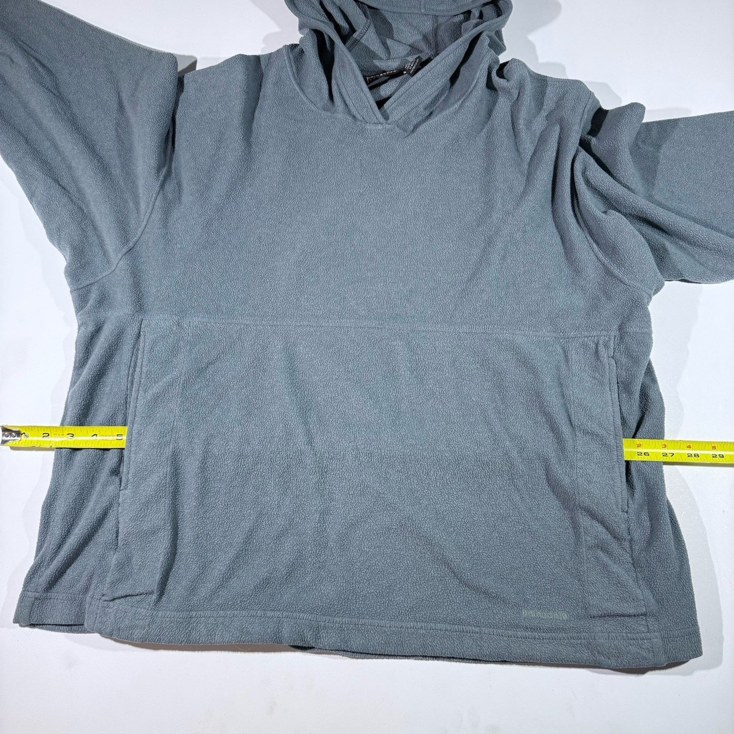 Patagonia Synchilla Microfleece Hoodie Gray Men’s XL Pullover Warm Lightweight