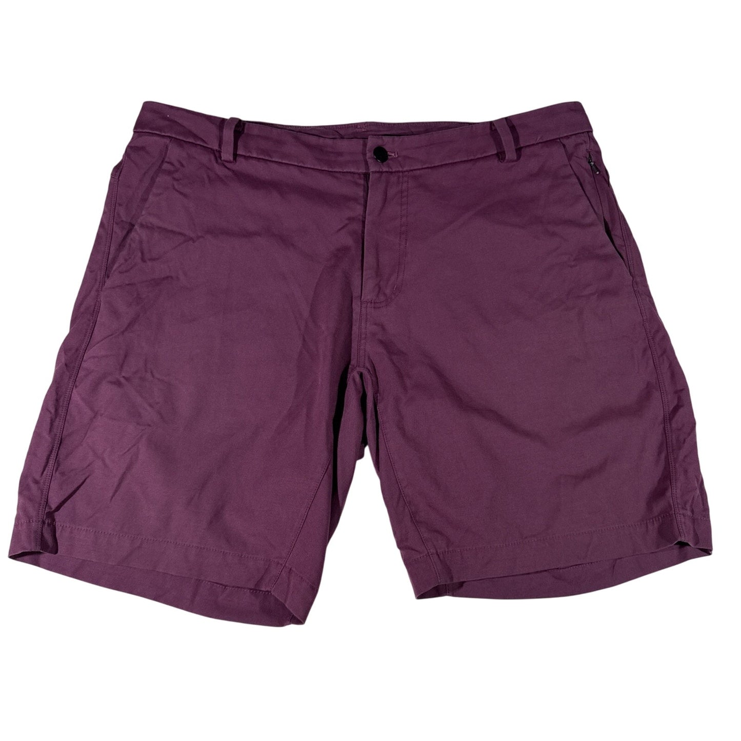 Lululemon Men’s Commission Shorts Size 38 Purple ABC Stretch Casual Chino