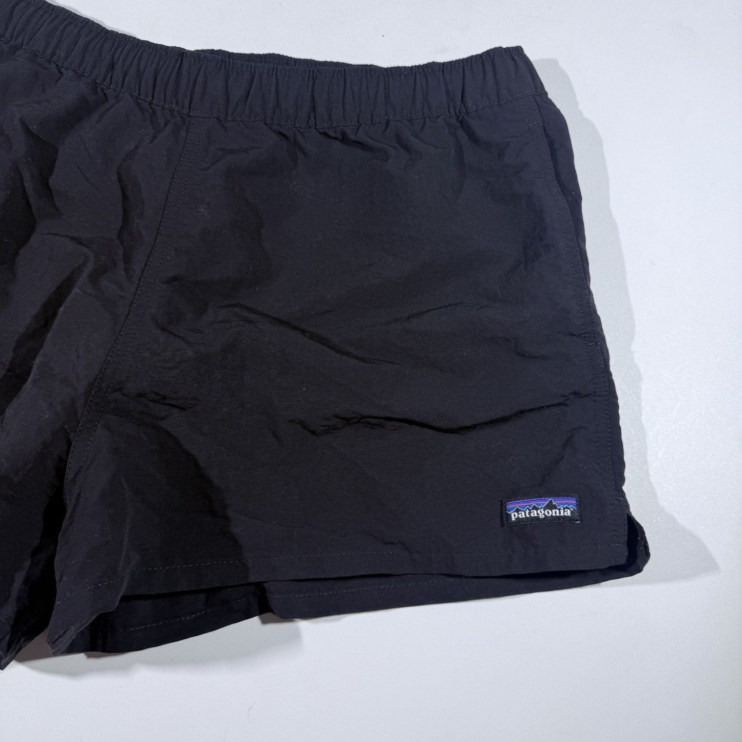 Patagonia Womens Short Baggies Shorts 2” Inseam Lightweight Black Large