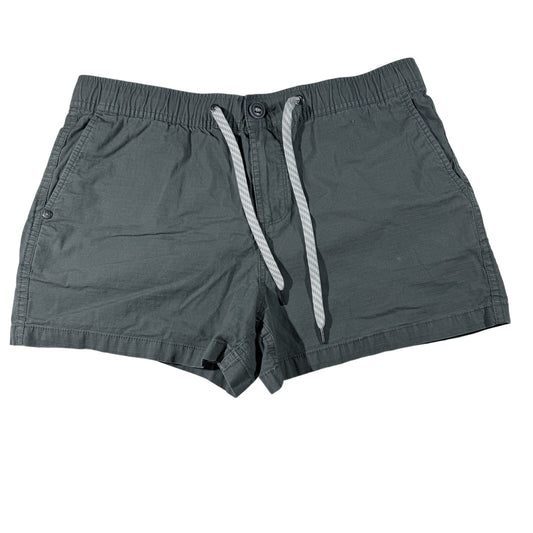 Vuori Shorts Womens large Ripstop Hiking Performance Organic Cotton Army Green