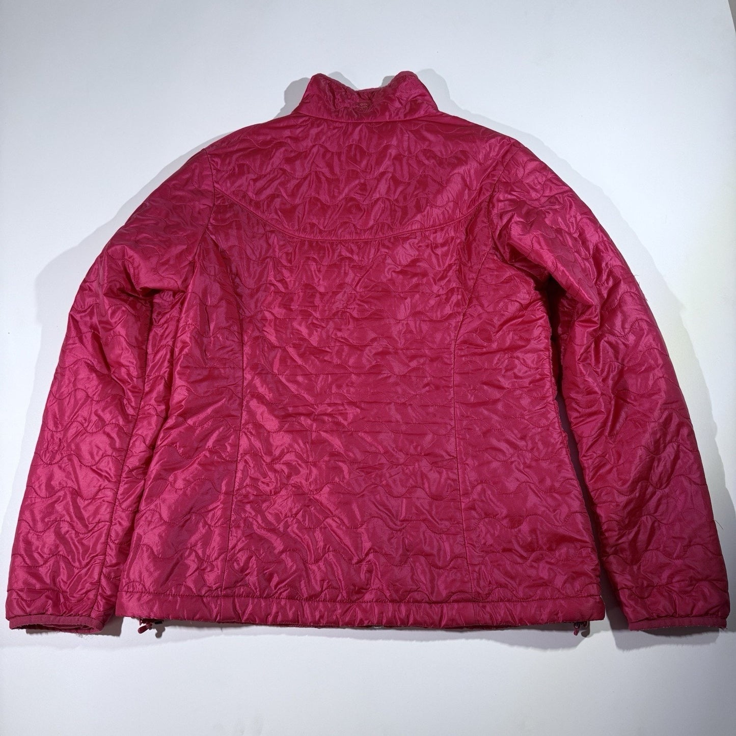 Mountain Hardwear Women Girl Down Puffer Jacket Red Lightweight Packable Size M