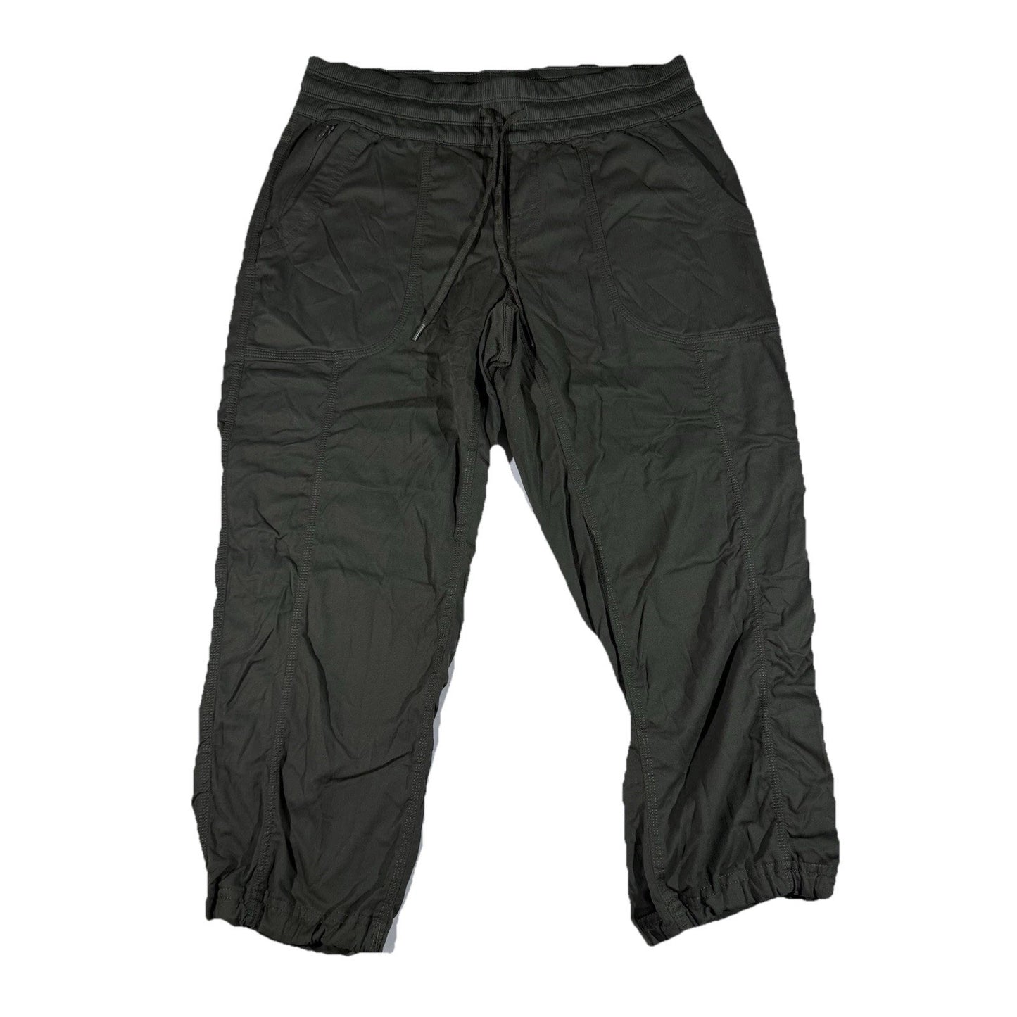 The North Face Aphrodite 2.0 Capri Pants Womens Medium Green Hiking Outdoor