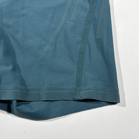 Fanka Women’s Body Sculpt 5” Biker Shorts (Reversible Wear) Blue Size Medium