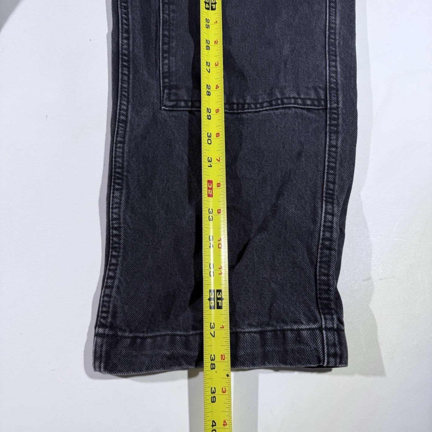 BDG Jeans Mens 30x30 Black Straight Fit Carpenter Double Knee Workwear Pants