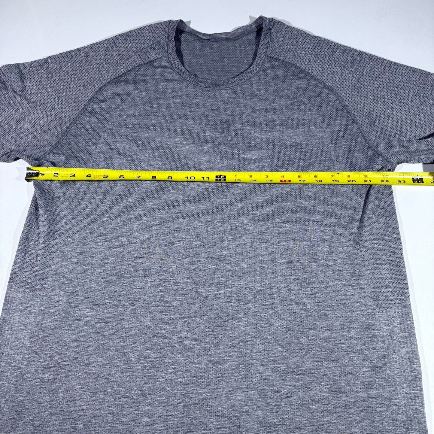 Lululemon Men’s Size XXL Metal Vent Tech Short Sleeve Tee Heathered Shirt Gray