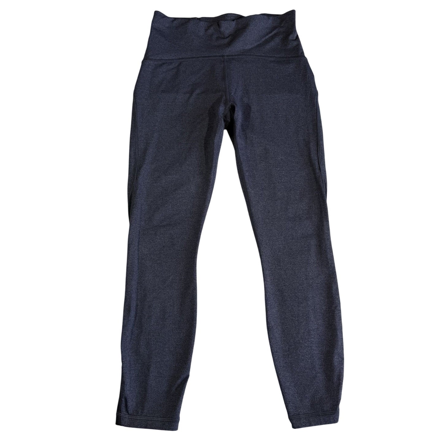 Lululemon High Rise Wunder Under Line Up GRAY Pant Women's Size 8