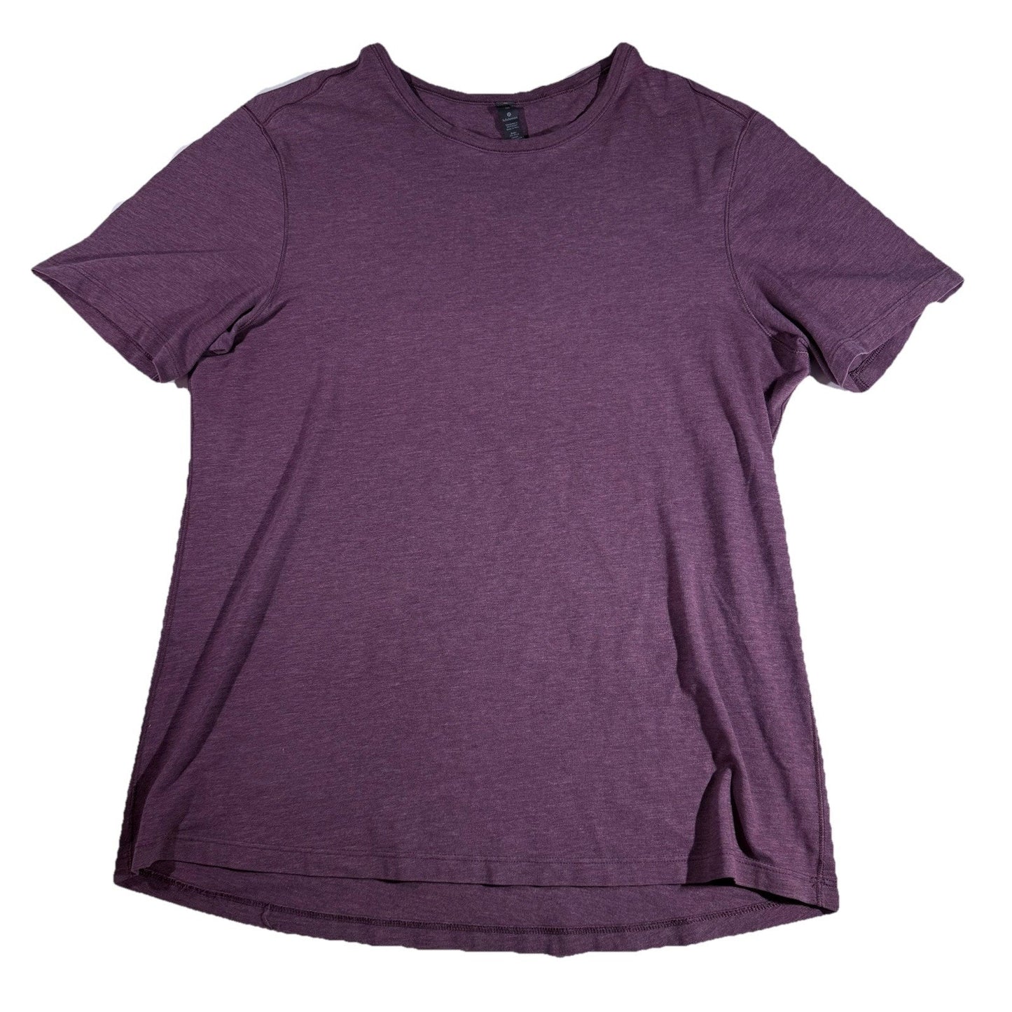 Lululemon Mens Size M Classic Fundamental Crewneck Short Sleeve Burgundy T-Shirt