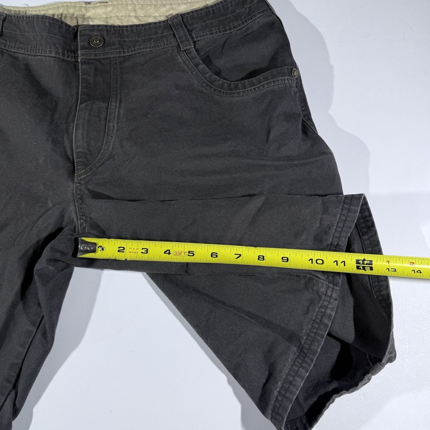 KÜHL Radikl Shorts Men’s 38 Gray Cotton Blend Outdoor Hiking Style 5216