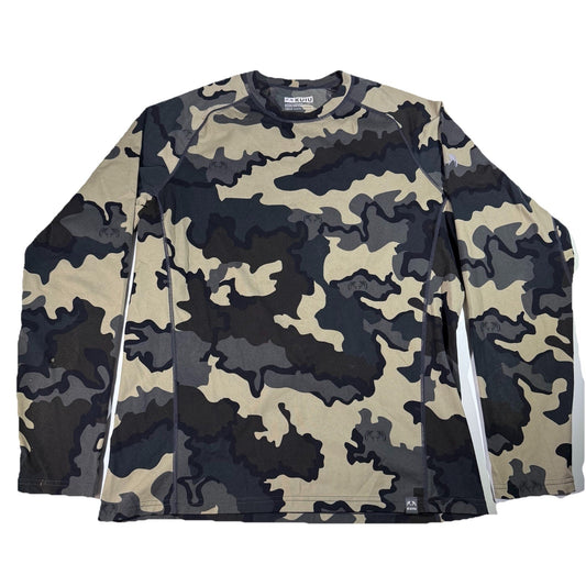 Kuiu Peloton 118 Long Sleeve Shirt Men’s X-Large Hunting Vias Camo Lightweight
