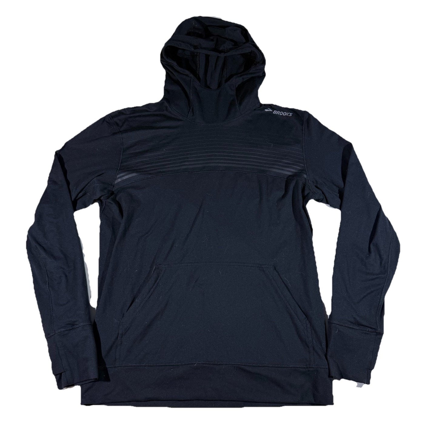 Brooks Dash Hoodie Womens XS Black Running Pullover Lightweight Workout