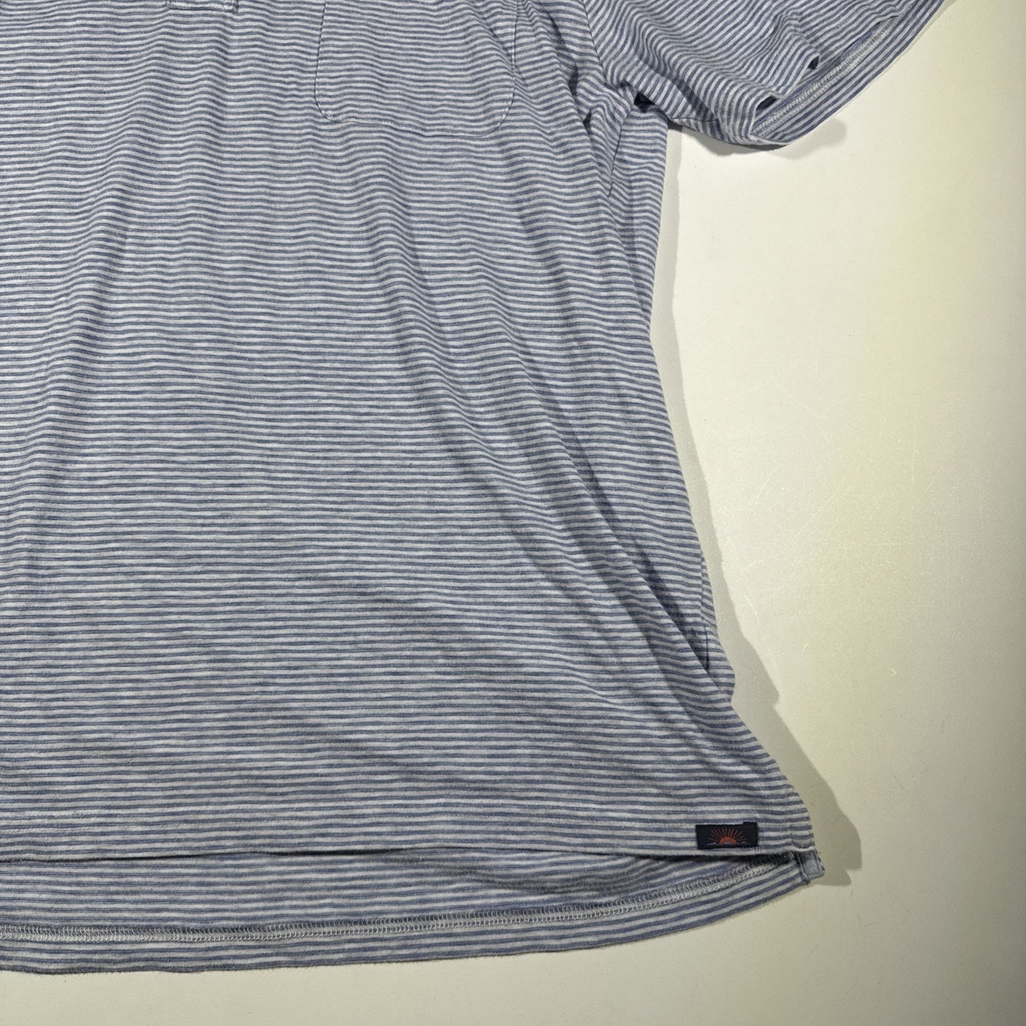 Faherty XL Men's Isle Polo Shirt Solid Short Sleeve Shirt Organic Cotton