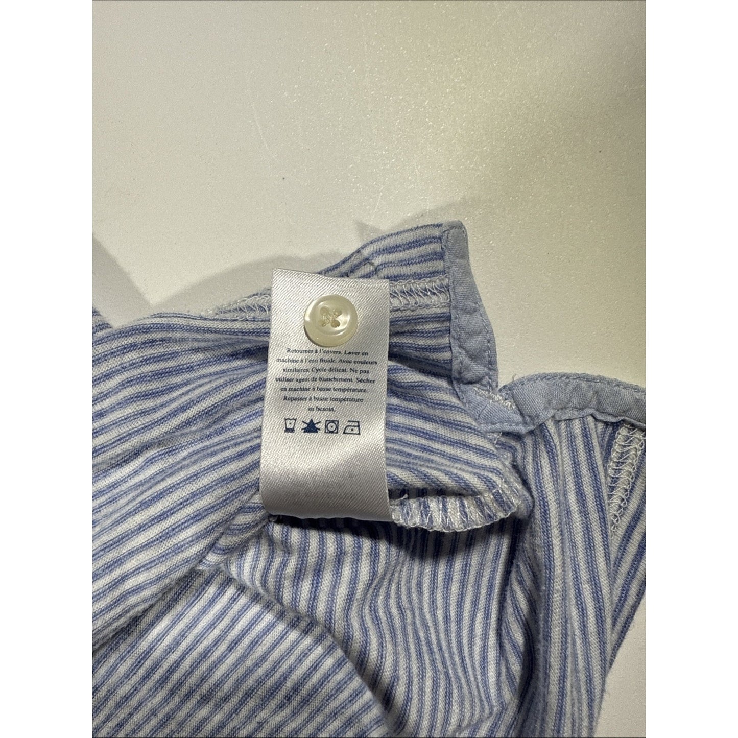 Faherty XL Men's Isle Polo Shirt Solid Short Sleeve Shirt Organic Cotton