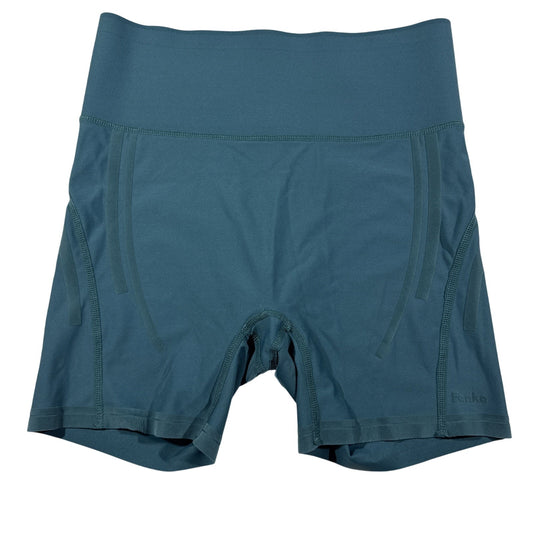 Fanka Women’s Body Sculpt 5” Biker Shorts (Reversible Wear) Blue Size Medium