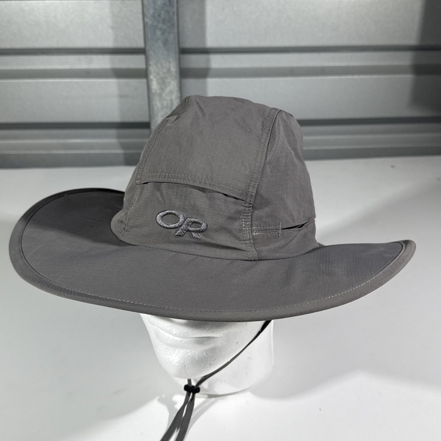 Outdoor Research Unisex Beige Hiking Sun Hat Size Large Nylon Blend Drawstring