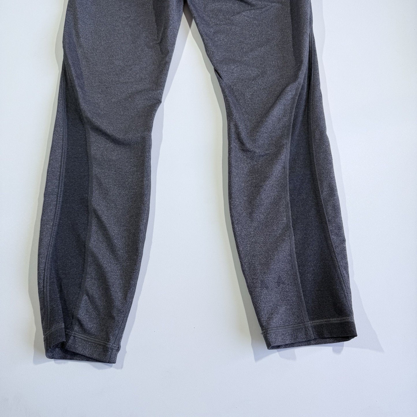 Lululemon High Rise Wunder Under Line Up GRAY Pant Women's Size 8