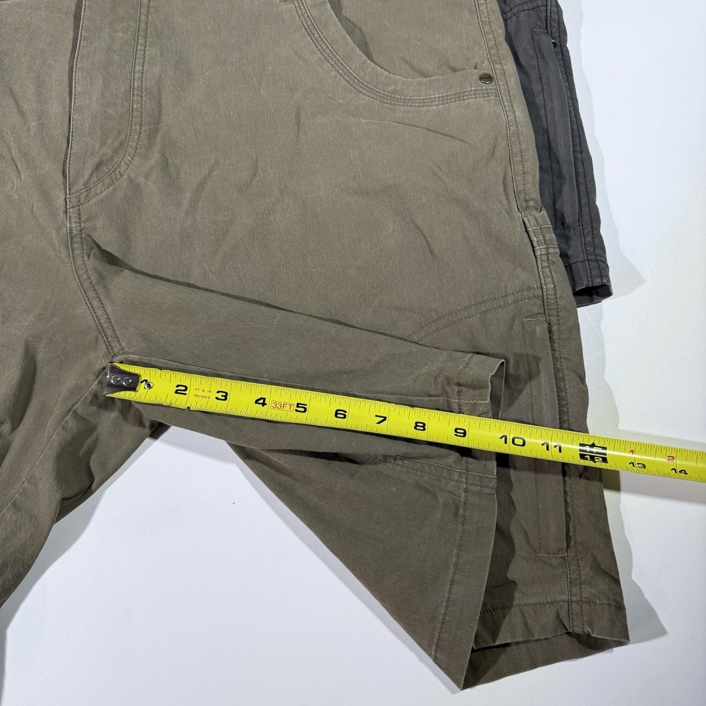 KUHL Men’s Radikl Shorts Lot 2 Pair Size 40 Khaki & Dark Gray Hiking Outdoor