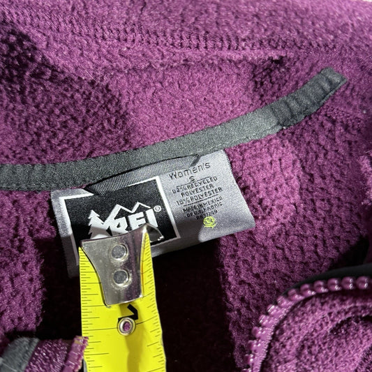 REI Polartec Thermal Pro Women’s Small Fleece Jacket Purple Full Zip Outdoor S