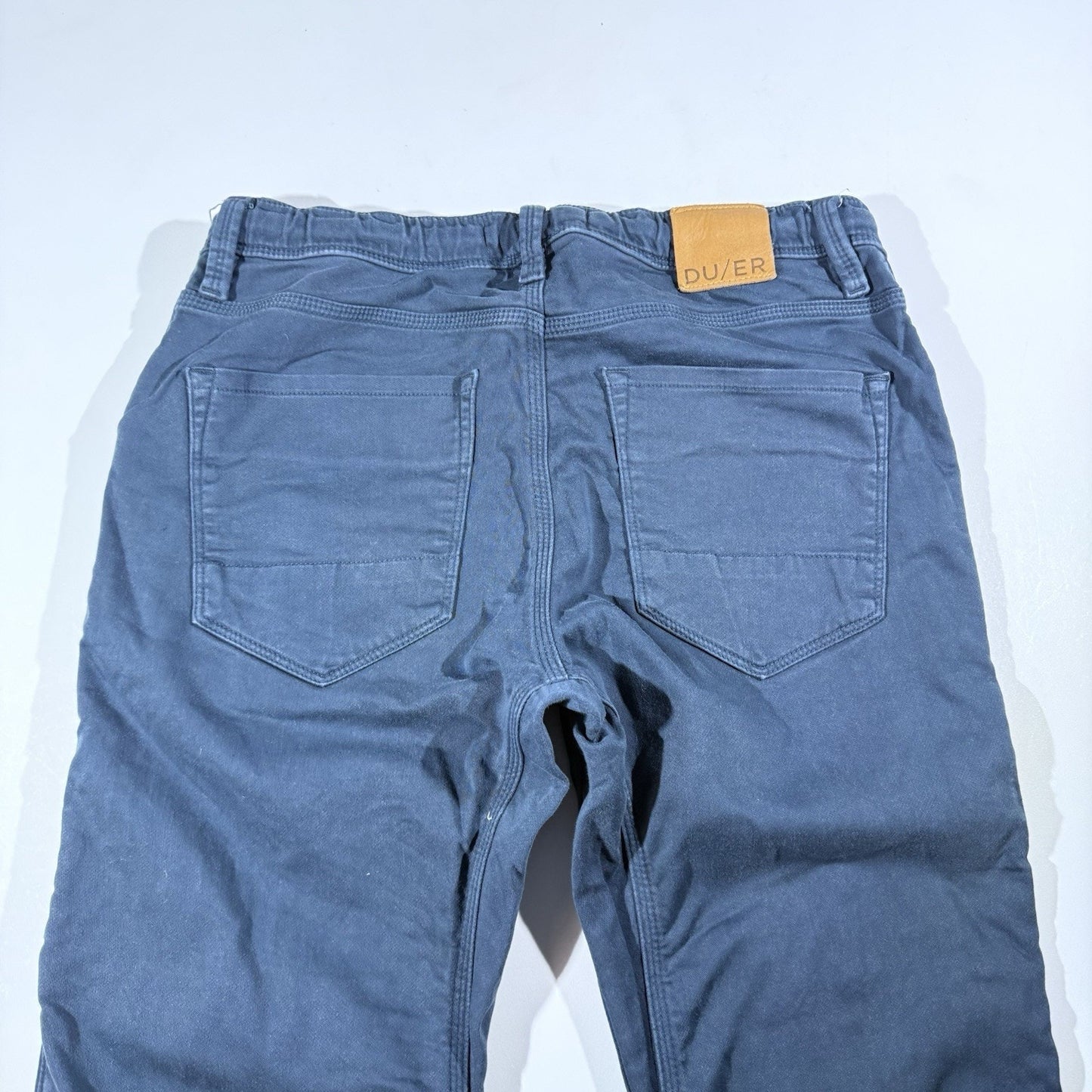 DU/ER DUER 31x29 No Sweat Jogger Pants Ink Blue N2X Slim Fit Outdoor Hike Bike