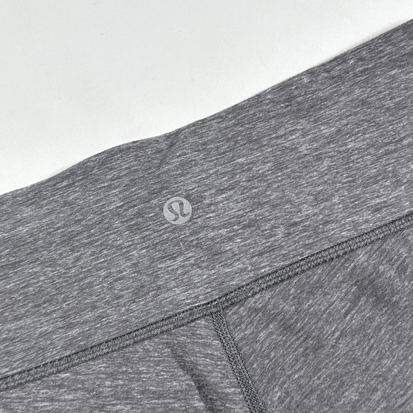 Lululemon Womens Gray Elastic Waist Pull-On Skinny Leg Ankle Leggings Size 8