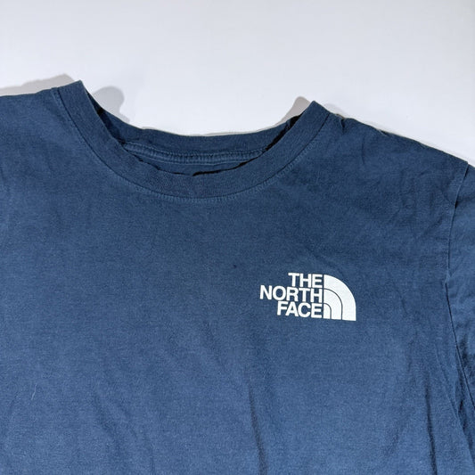 The North Face Women’s T-Shirt Size Large Navy Blue Hike Climb Shirt TNF