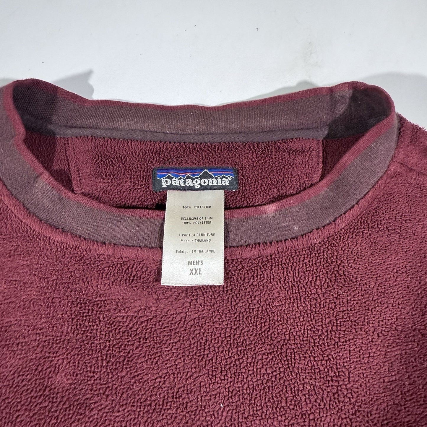 Vintage Patagonia Rhythm Fleece Sweatshirt Mens 2XL Red Pullover Outdoors 90s