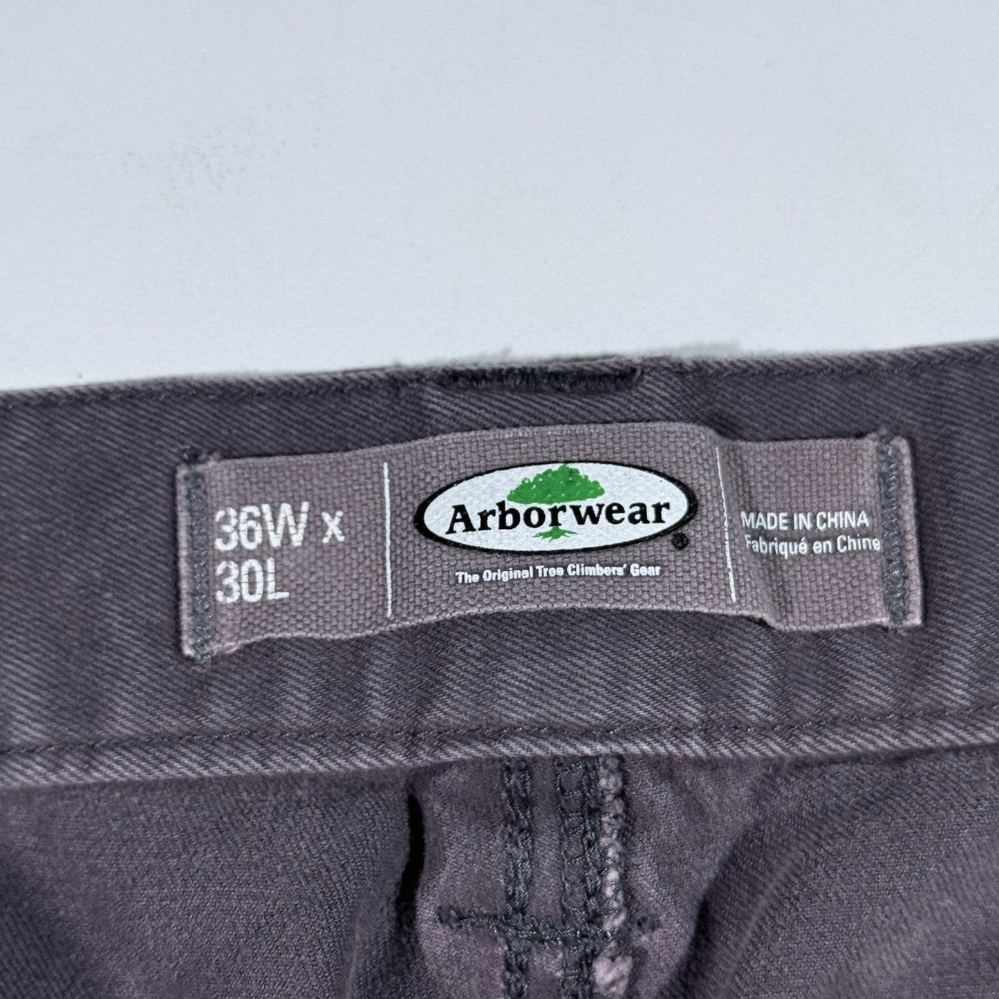 Arborwear Pants Men 36x30 Blue Ground Flex Utility Pocket Workwear Tree Climber