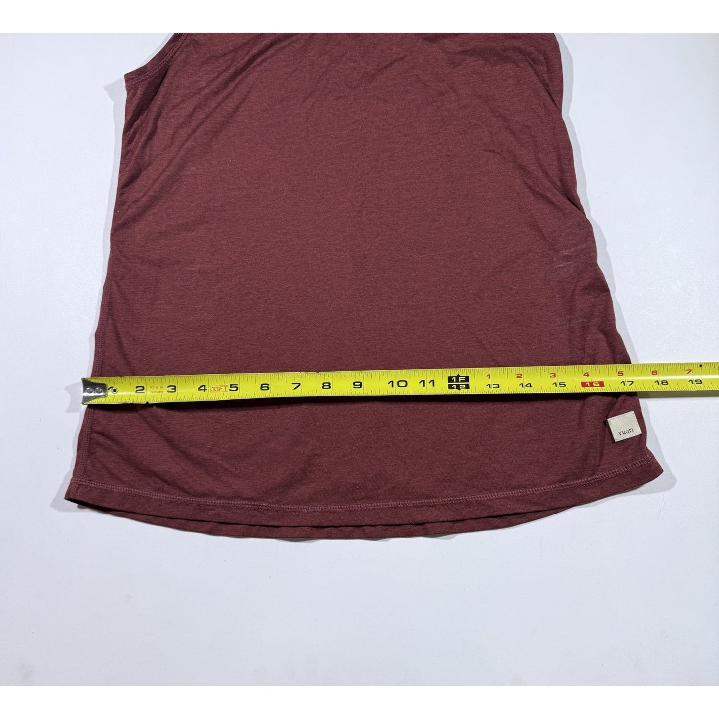 Vuori Women’s Lux Performance Racerback Tank Top Spice Heather Size M VW108