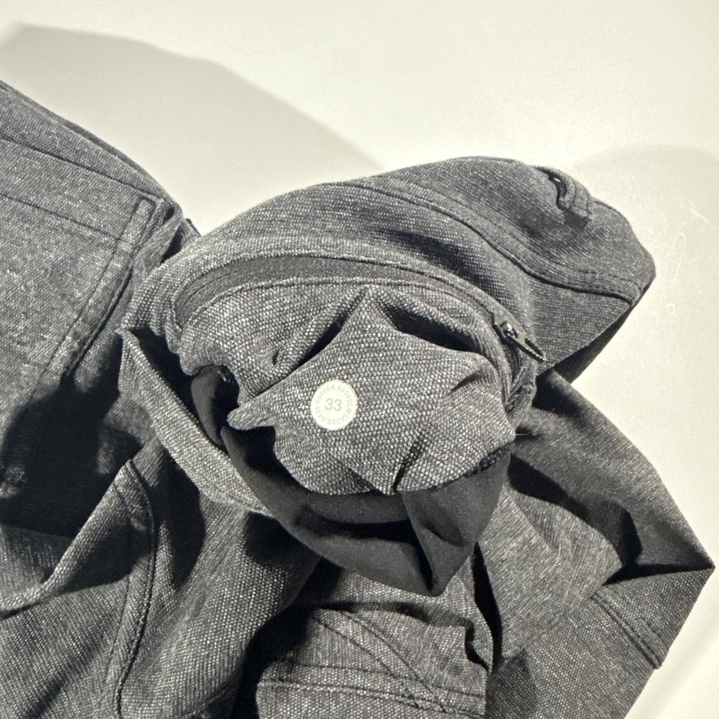 Lululemon ABC Pants Men 33X31 Grey Chino Golf Slim Leg Preppy Office