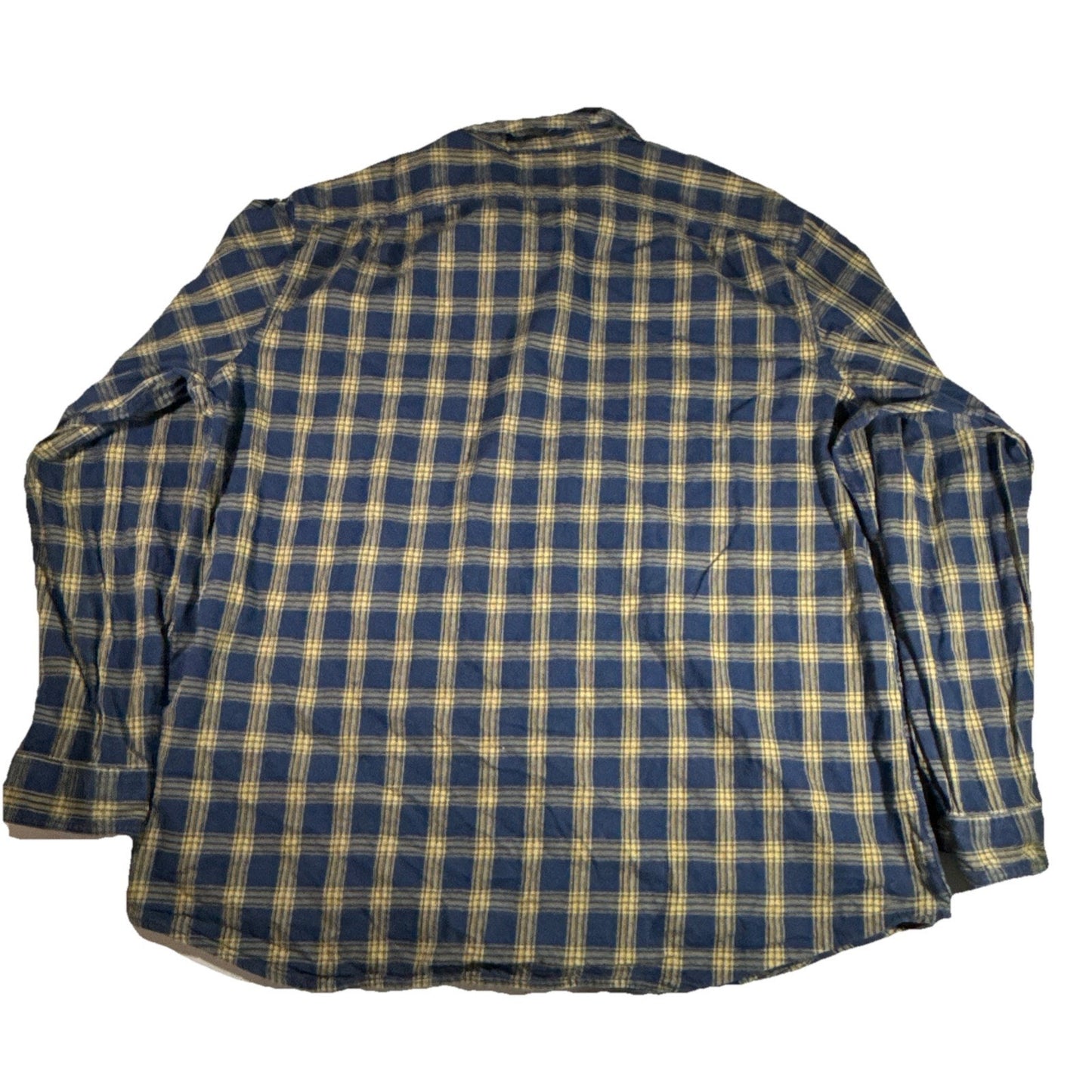 CC Filson Flannel Medium Weight Button Up Shirt Blue & Bronze Men’s XXXL